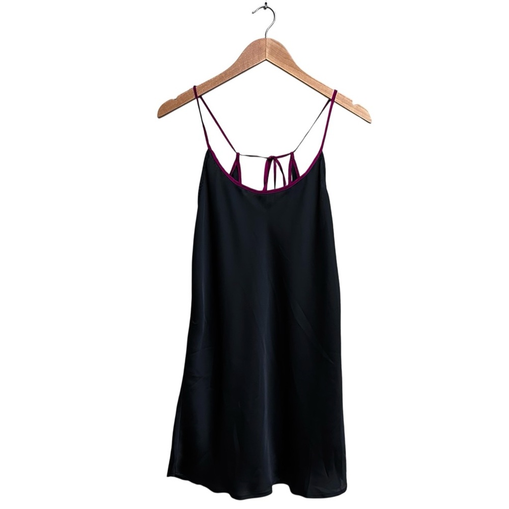 Free People Intimately Just What You Need Mini Slip in Black Combo - Picture 3 of 9